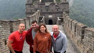 Halep sărbătorește! A deschis șampania la Marele Zid Chinezesc