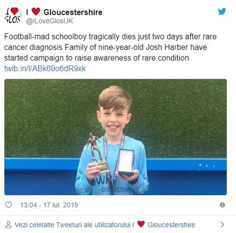 Tragedie în familia unui băiețel de 9 ani. Mama lui credea că e răcit, dar el a decedat la scurt timp