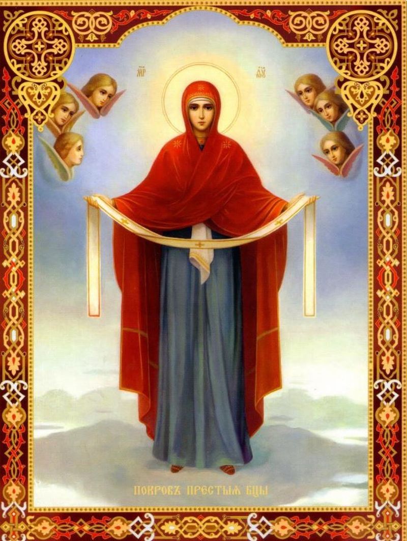 1 octombrie sărbătoare mare pentru creștinii de pretutindeni. Cruce roşie, închinată Maicii Domnului