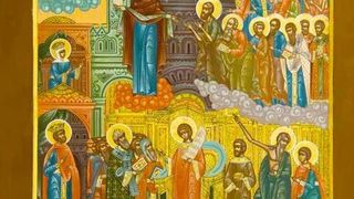 1 octombrie sărbătoare mare pentru creștinii de pretutindeni. Cruce roşie, &icirc;nchinată Maicii Domnului