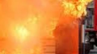 Incendiu aproape de Ministerul de Finanțe. A fost provocat de un cetățean indian după o ceartă cu iubita