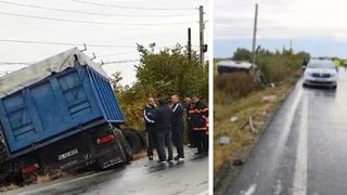 Pasagerii din microbuzul implicat în accidentul din Ialomiţa erau angajaţii unui lanț de magazine din București