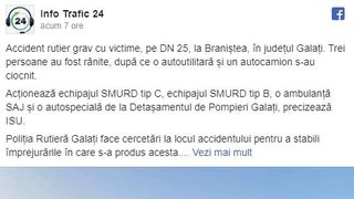 Accident devastator. Un microbuz a fost rupt &icirc;n două de un TIR