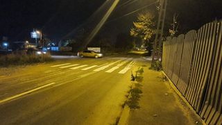 Trei tați au făcut o trecere de pietoni cu lavabilă. Pe motiv că s-au săturat să &icirc;și vadă copiii &icirc;n pericol