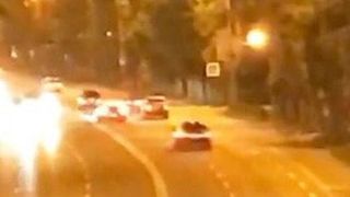 VIDEO |  Inconștiență la volan. Cursă nebună pe Bulevardul Mamaia