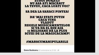 Gabriela Firea - mesaj ofensator la adresa spitalului pentru copii bolnavi de cancer