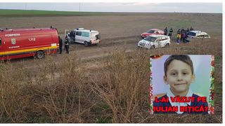 Ipoteză înfiorătoare în cazul lui Iulian Bițică, băiețelul de 8 ani care a dispărut la Pecineaga