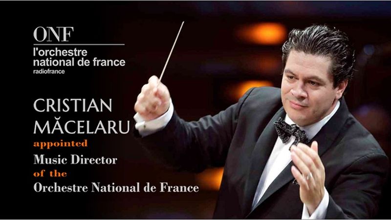 Dirijorul român Cristian Măcelaru conduce Orchestra națională a Franței