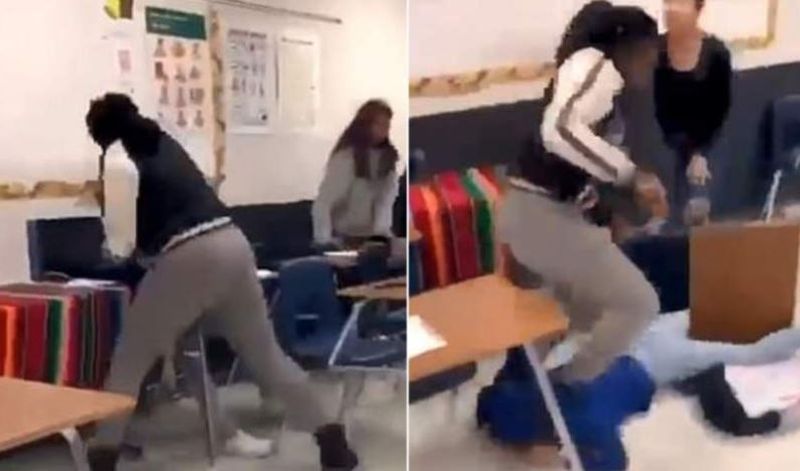 Caz șocant la o școală: elevă călcată în picioare de o profesoară