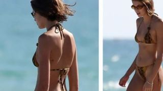 VIDEO | Fiica lui Cindy Crawford, apariție de senzație pe plajă