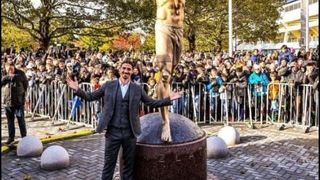 Malmo: Statuia fotbalistului Zlatan Ivrahimovici a fost vandalizată
