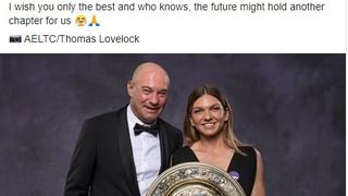 Simona Halep s-a despărţit de antrenorul Daniel Dobre: Ne &icirc;ncheiem colaborarea cu un trofeu la Wimbledon şi o mare prietenie&hellip; nu puteam cere mai mult