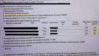 Documentul pensiei de urmaș a pădurarului ucis de hoții de lemne arată ca acesta a murit de o &rdquo;boală obișnuită&rdquo;
