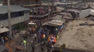 Alertă în Kenya! O clădire cu șase etaje s-a prăbușit, iar oamenii sunt prinși sub dărâmături