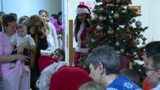 VIDEO | Moș Nicolae le-a adus bucurie copiilor din spital