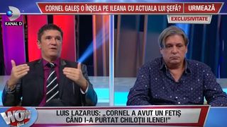 Cornel Galeș, &rdquo;smardoială &icirc;n direct&rdquo; cu Luiz Lazarus! &rdquo;Bă, mă ridic și &icirc;l pocnesc! Vrei să-ți sparg nasul ăla?&rdquo; De la ce &rdquo;s-au luat&rdquo; cei doi?