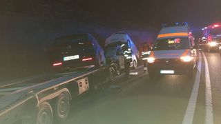 Accident de proporții pe Valea Oltului. Trafic blocat