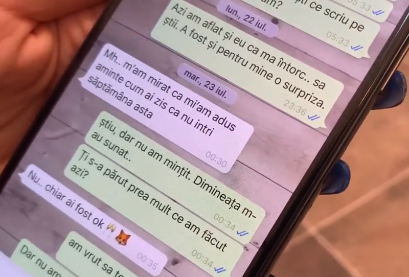 Livian de la „Puterea Dragostei”: „Dacă erai insistentă nu aveai șanse, te expediam”. Cuplul a făcut public primele mesaje dintre ei doi 