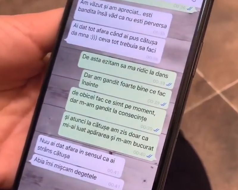 Livian de la „Puterea Dragostei”: „Dacă erai insistentă nu aveai șanse, te expediam”. Cuplul a făcut public primele mesaje dintre ei doi 