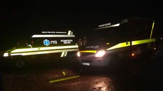 Plan Roşu de Intervenţie, după ce un microbuz cu 17 persoane s-a răsturnat