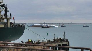 ANSVSA: Cadavrele oilor de pe nava eşuată în Portul Midia nu pot reprezenta o sursă de contaminare 