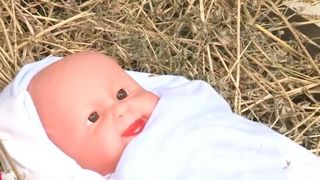 &Icirc;n Timișoara există o iesle de Crăciun care șochează toată țara