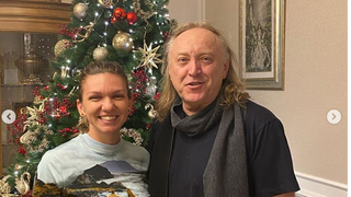 Simona Halep, colindată de Ştefan Hruşcă în seara de Ajun 