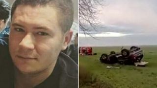 VIDEO | Polițistul care s-a răsturnat cu mașina nu a avut nicio șansă. Descoperirea făcută la locul accidentului