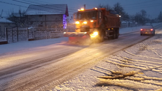 Ninsori şi viscol &icirc;n mai multe judeţe ale Moldovei