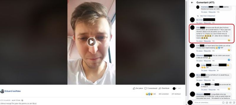 Iubita tânărului care s-a sinucis la Constanța, criticată dur:"îi mânca banii și l-a înșelat cu altul"