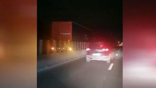 VIDEO | Cu TIR-ul pe contrasens. Imagini halucinante de pe șoseaua de centură