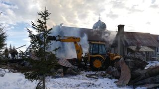 Un incendiu de proporții a cuprins Mănăstirea Martirii Br&acirc;ncoveni din Cluj