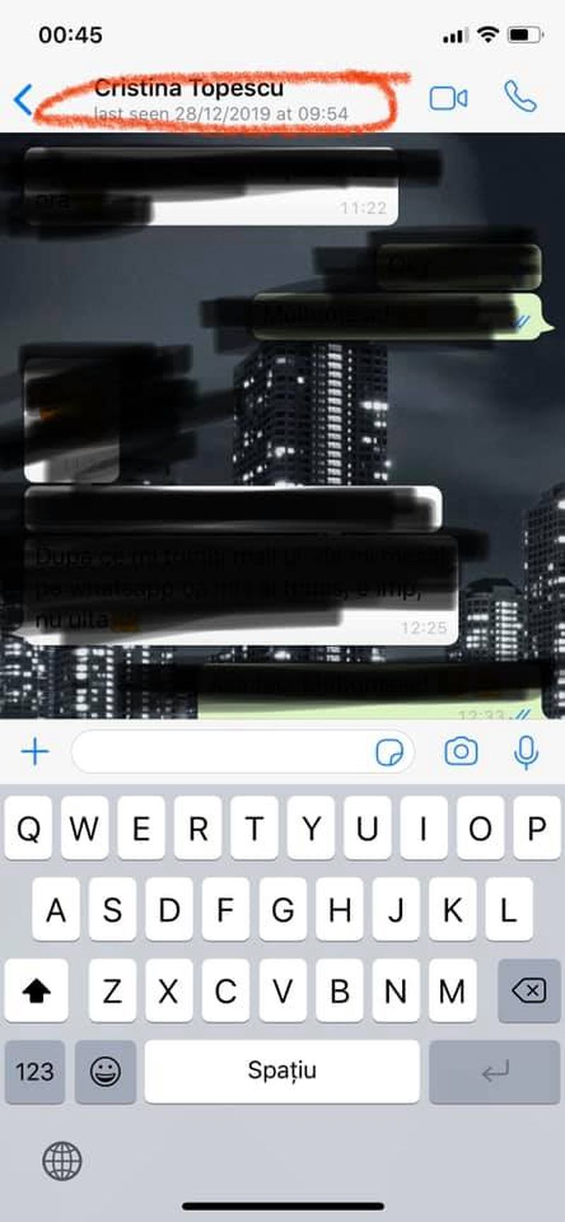 Vezi când și-a folosit Cristina Țopescu telefonul mobil pentru ultima oară înainte să moară