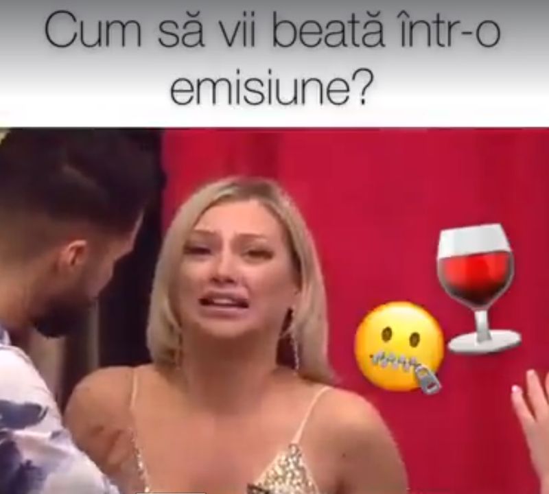 Denisa de la „Puterea Dragostei” beată în timpul emisiunii: „Să te mustre Domnul!”