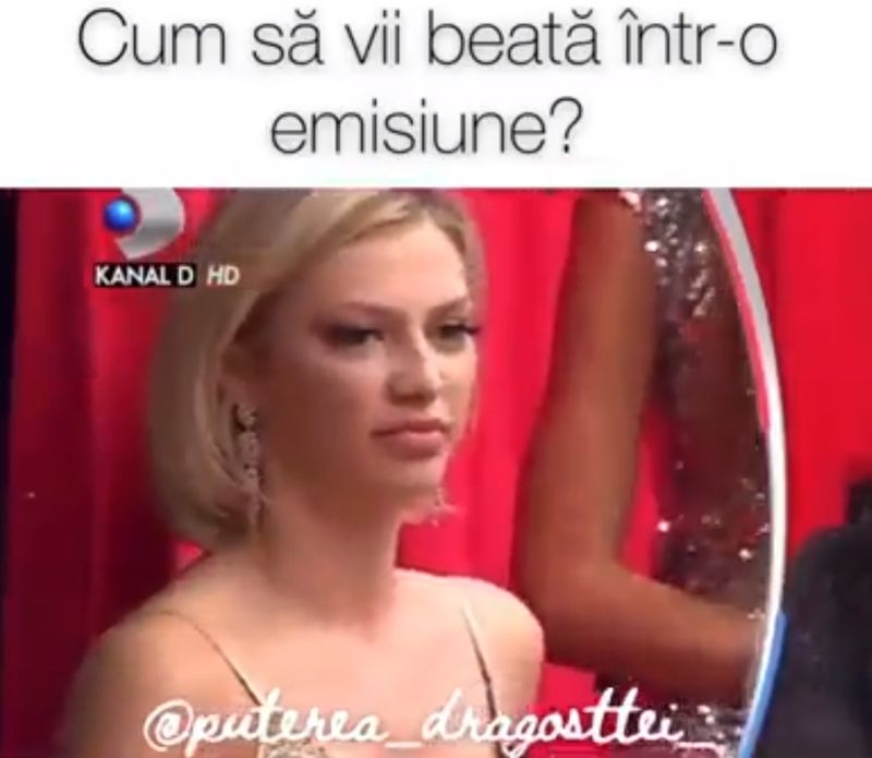 Denisa de la „Puterea Dragostei” beată în timpul emisiunii: „Să te mustre Domnul!”