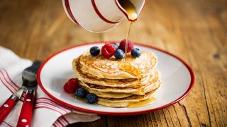 Clatite americane reteta originala Clatite americane pufoase Clătite pufoase reteta Pancakes reteta Pancakes pufoase