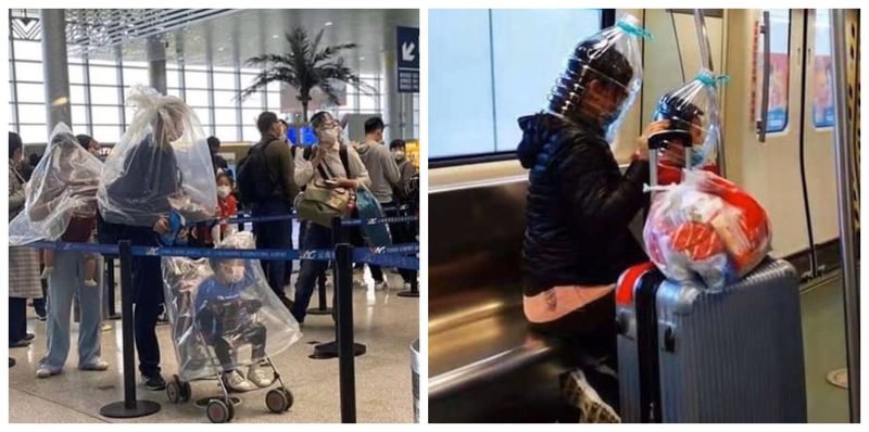 Imagini de ultimă oră din aeroport. Cu ce s-au îmbrăcat oamenii pentru a se apăra de virusul din China?