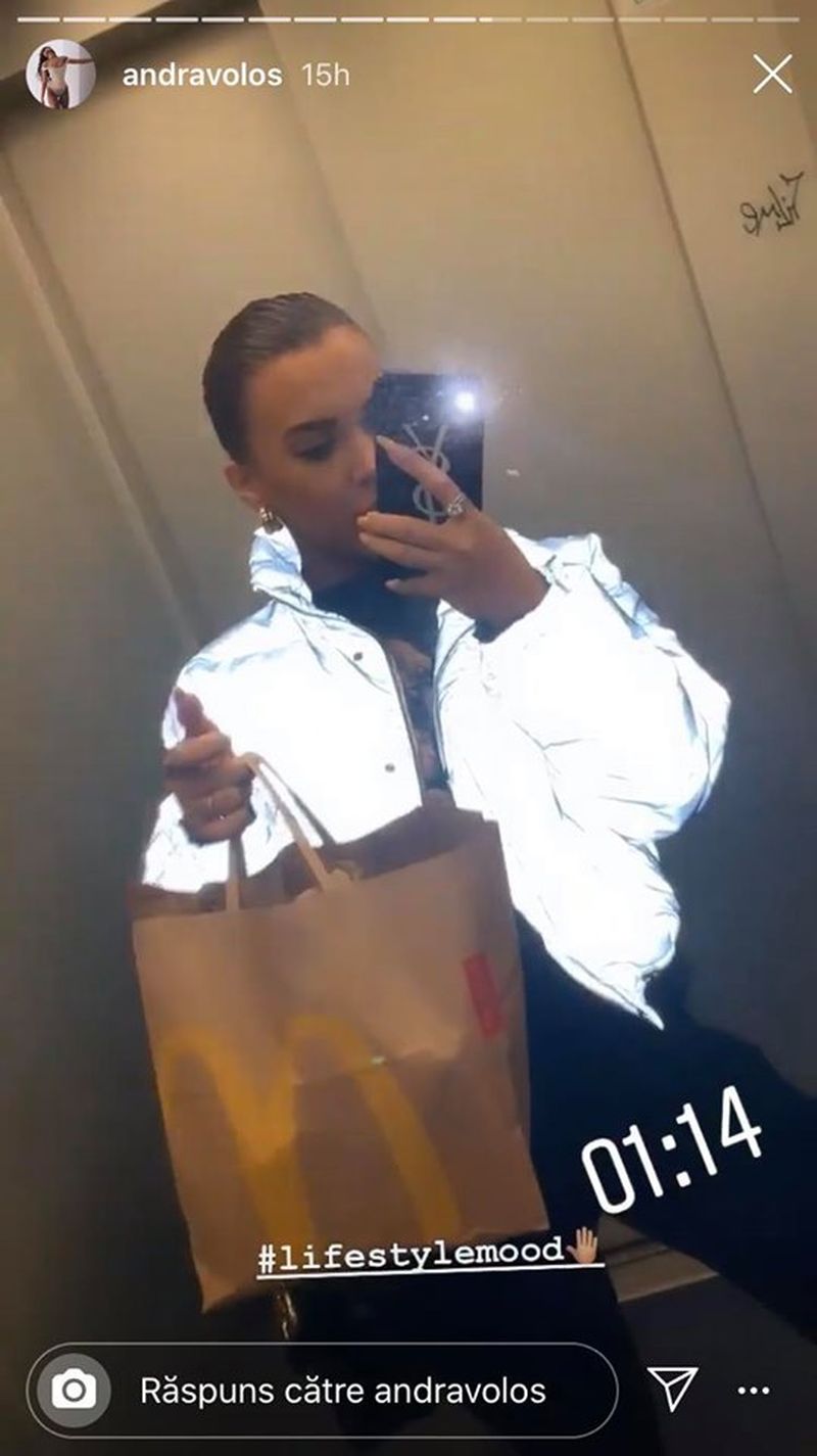 Andra Voloș în miez de noapte