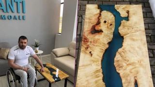 Povestea impresionantă a unui meșter care creaază mese 3D pentru a merge din nou