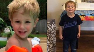 Copil protejat de urs