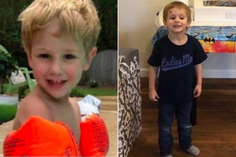 Copil protejat de urs