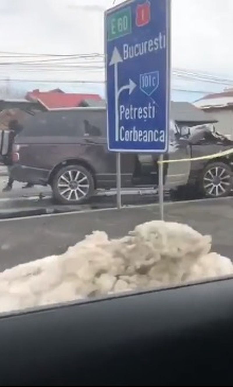 Accident de proporții la Balotești. 