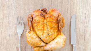 Pui pe sticlă. Rețetă rapidă la cuptor. Gustul copilăriei