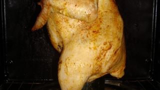 pui pe sticla reteta la cuptor