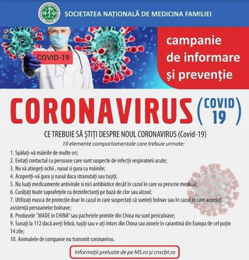 Medic din România vorbește degajat de CORONAVIRUS