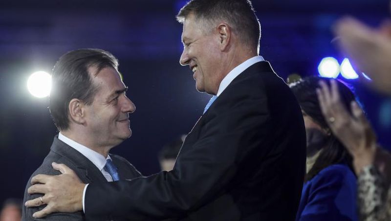 klaus iohannis si ludovic orban