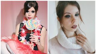 A orbit imediat după ce și-a vopsit ochii