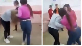 Trei eleve au fost amendate de poliţişti după ce s-au bătut într-o instituţie de învăţământ 