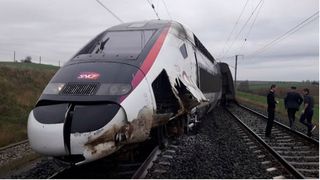 Un TGV Strasbourg-Paris deraiază la nord de Strasbourg: 21 de răniți