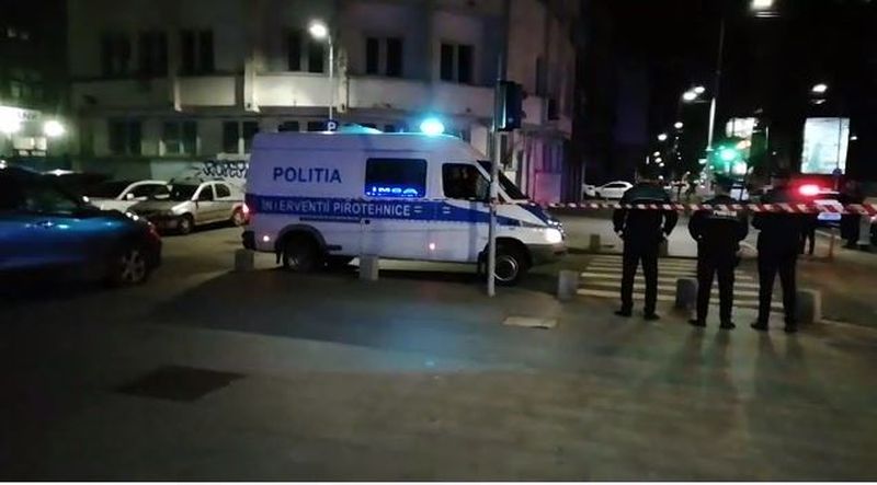 ATAC cu bombă în Piața Victoriei din București